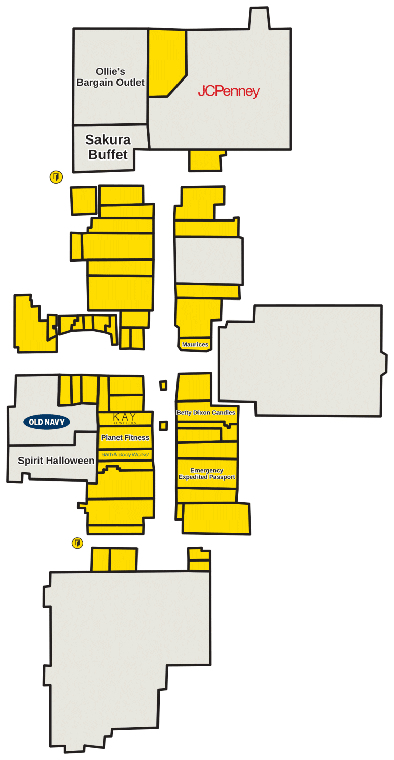 Chautauqua Mall Directory Map