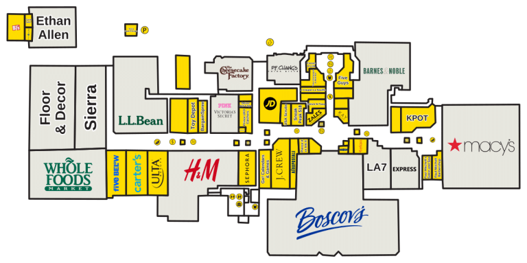 Colonie Center Directory Map
