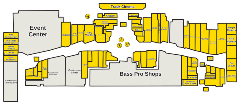 Fingerlakes Mall Directory Map