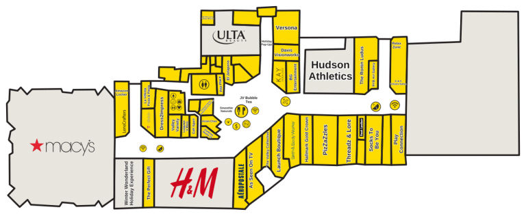 Jefferson Valley Mall Directory Map
