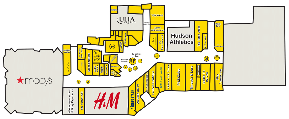 Jefferson Valley Mall Directory Map