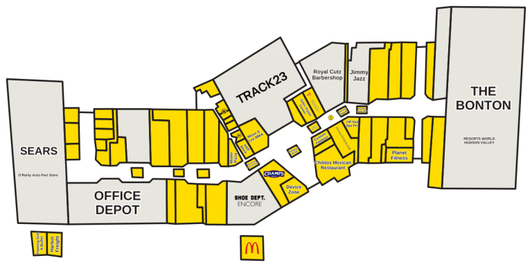 Newburgh Mall Directory Map