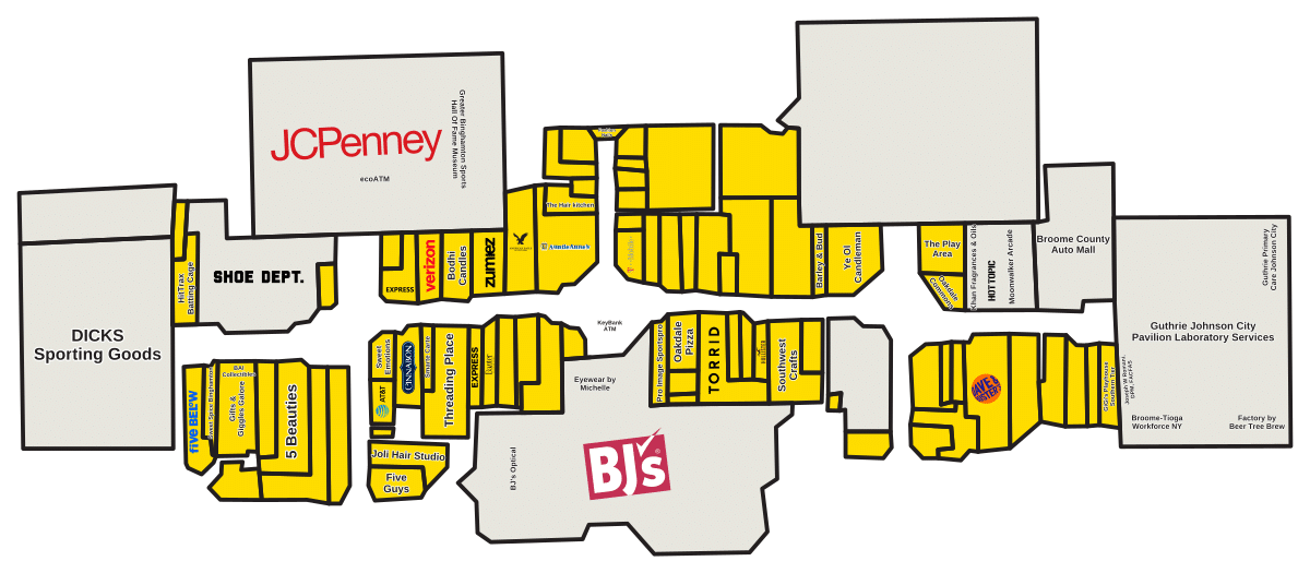Oakdale Commons Directory Map