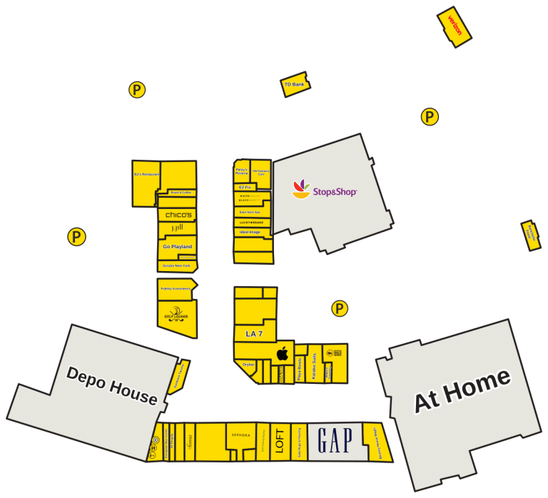 The Shops at Nanuet Directory Map