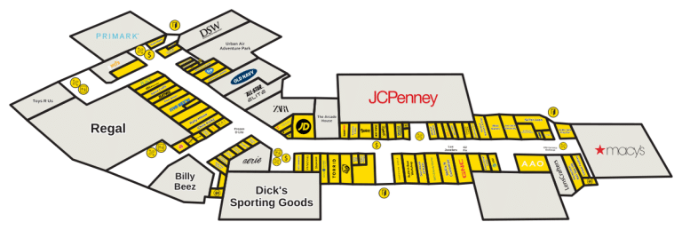 Walden Galleria Directory Map