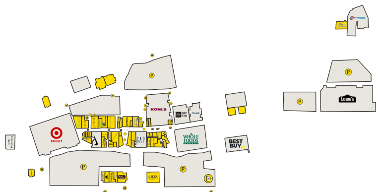 Bergen Town Center Directory Map