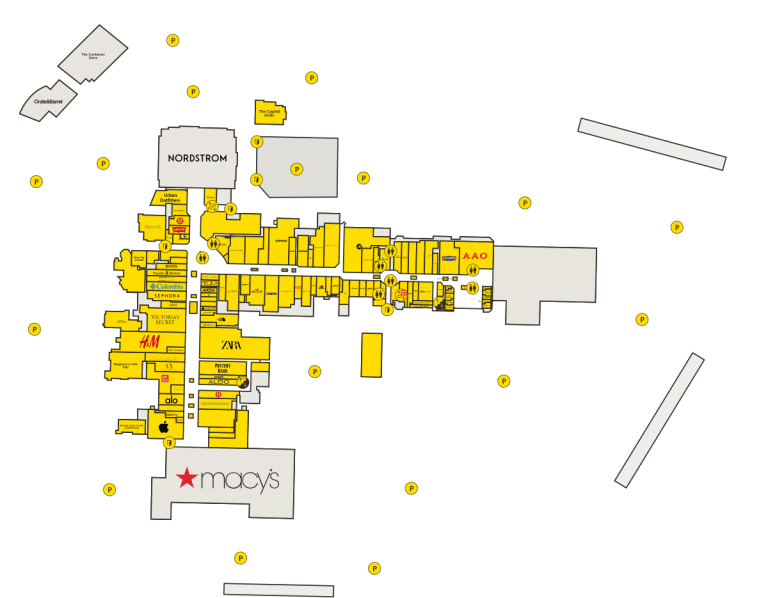 Cherry Hill Mall Directory Map