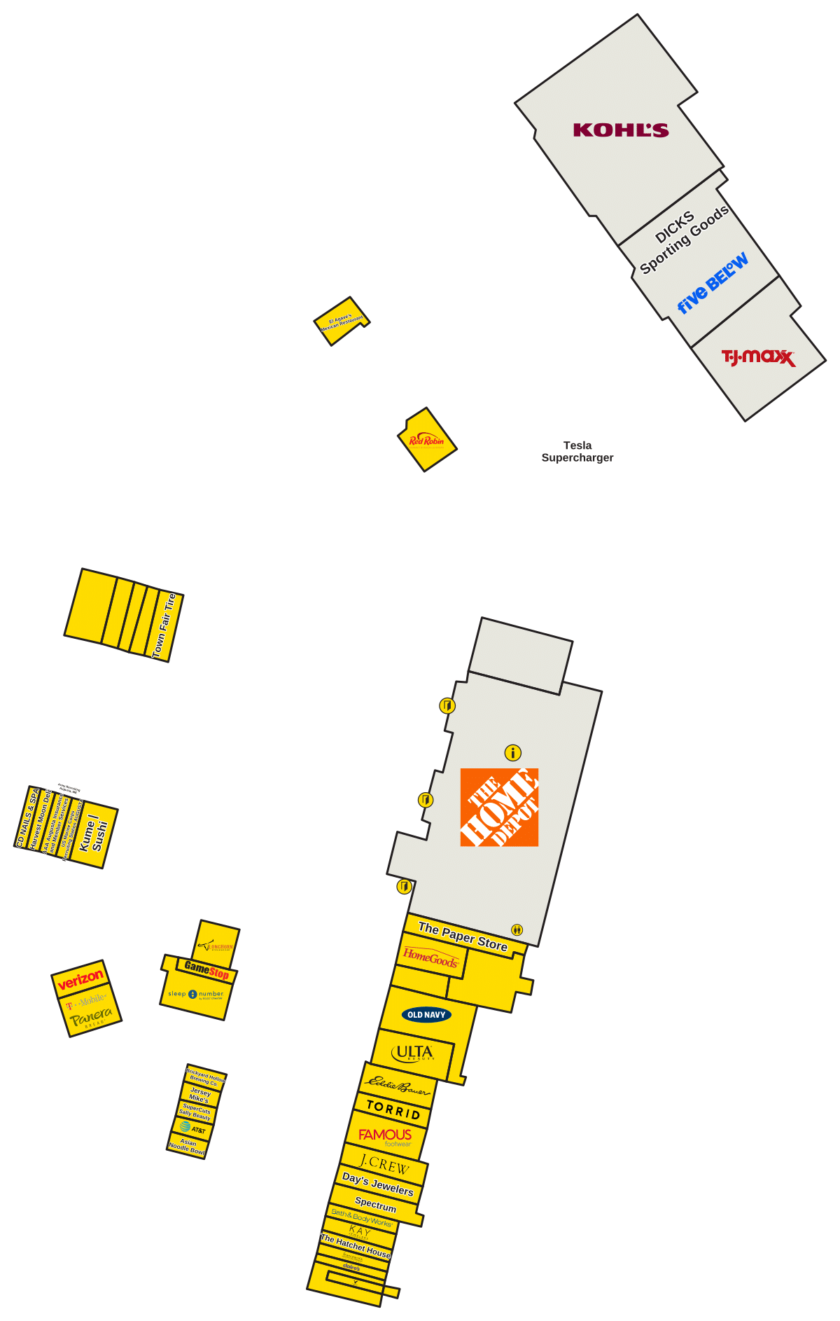 Marketplace at Augusta Directory Map