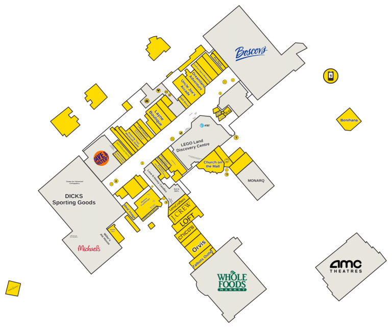 Plymouth Meeting Mall Directory Map