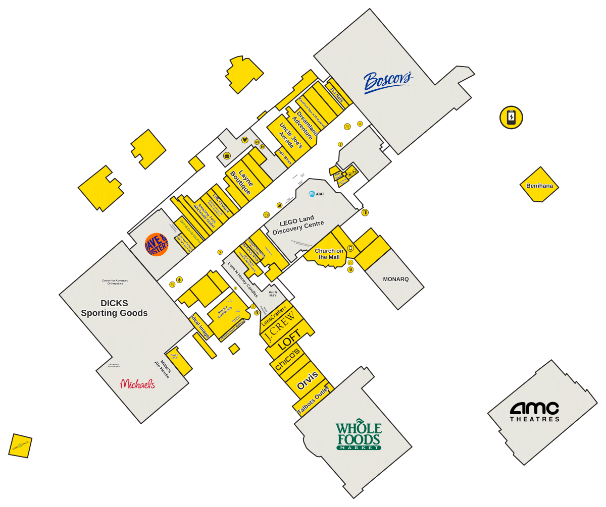 Plymouth Meeting Mall Directory Map