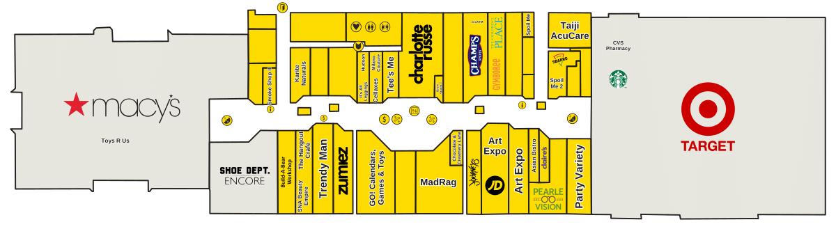 Springfield Mall Directory Map