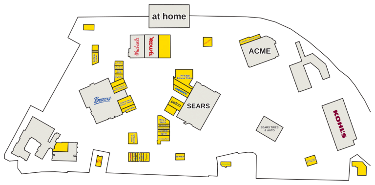 The Promenade at Granite Run Directory Map