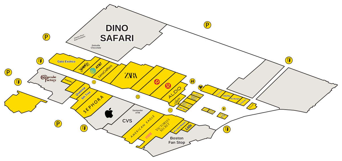 CambridgeSide Directory Map