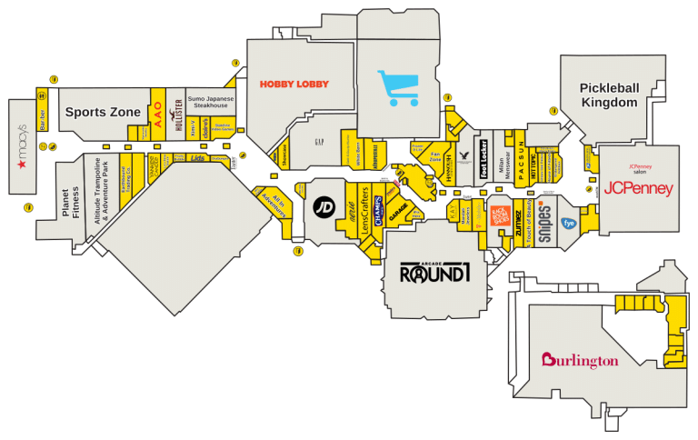 Holyoke Mall at Ingleside Directory Map