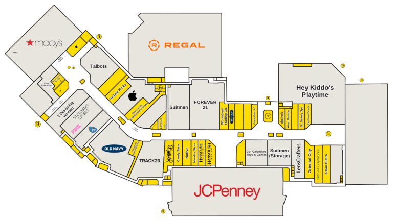 Solomon Pond Mall Directory Map