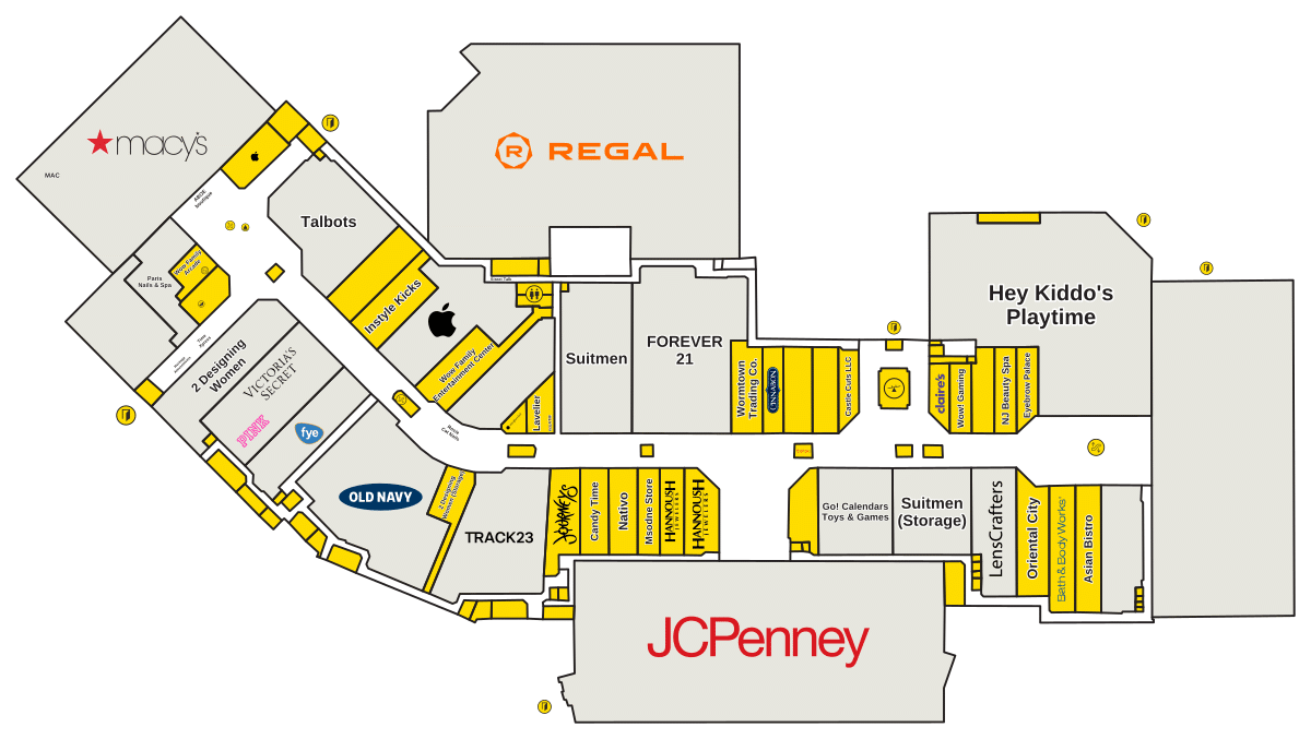 Solomon Pond Mall Directory Map