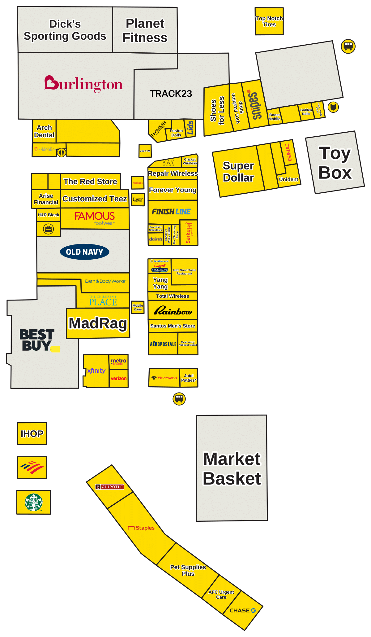 Westgate Mall Directory Map